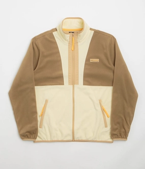 Comfy Look Columbia Backbowl II Lightweight Full Zip Fleece - Delta / Lemon Wash