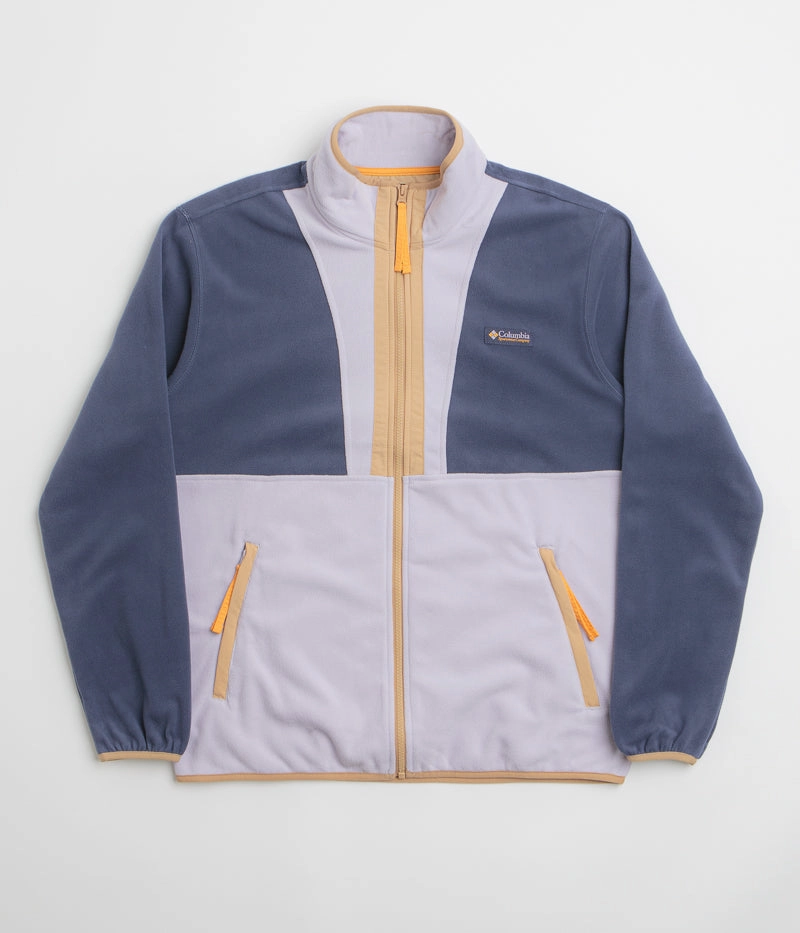Columbia Backbowl II Lightweight Full Zip Fleece - Nocturnal / Lavender Pearl Street Style Mountain Trek