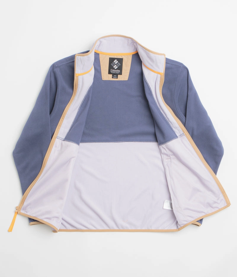 Comfy lining Cool Air Gear Columbia Backbowl II Lightweight Full Zip Fleece - Nocturnal / Lavender Pearl