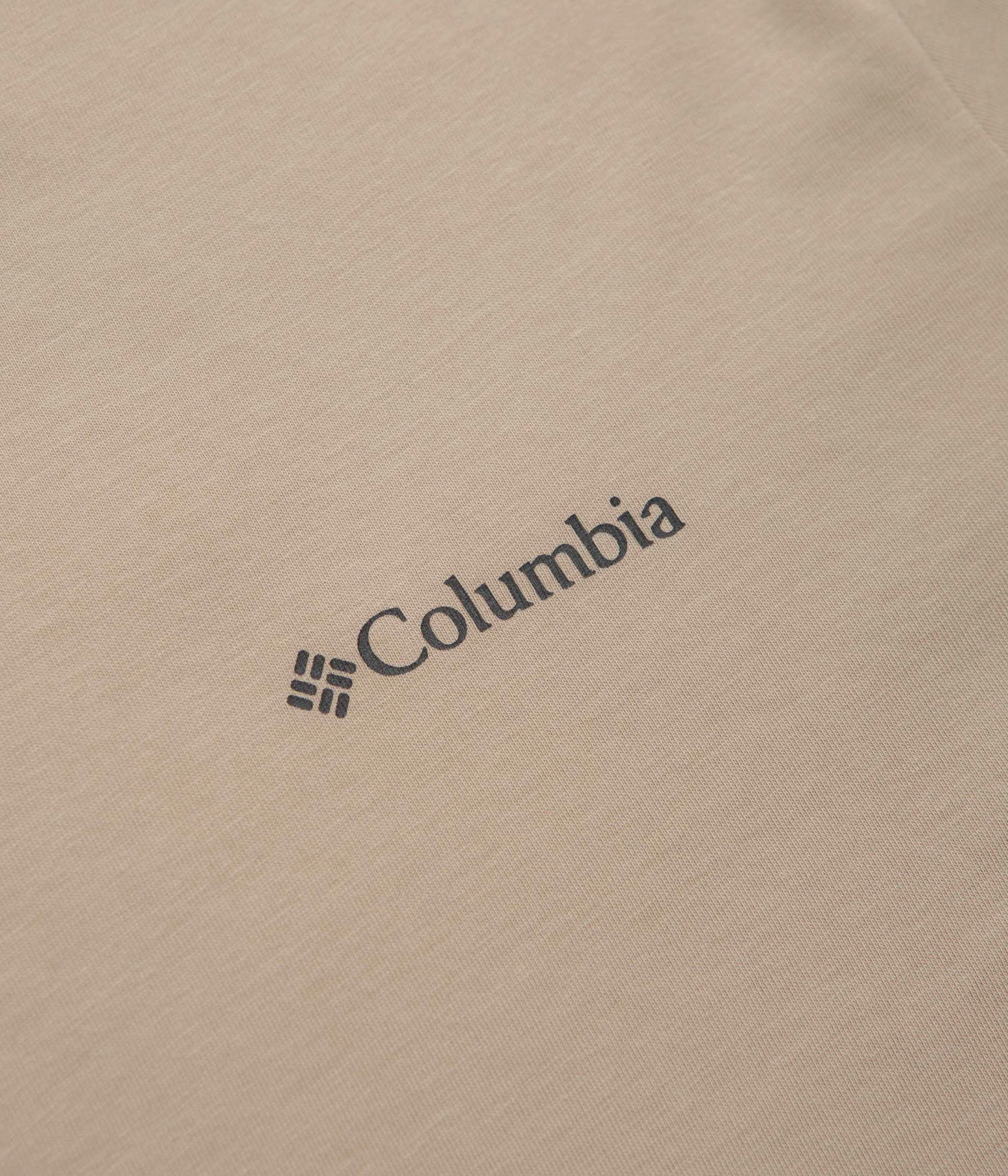 Columbia Barton Springs Graphic T-Shirt - Ancient Fossil Tubular Knit Structure