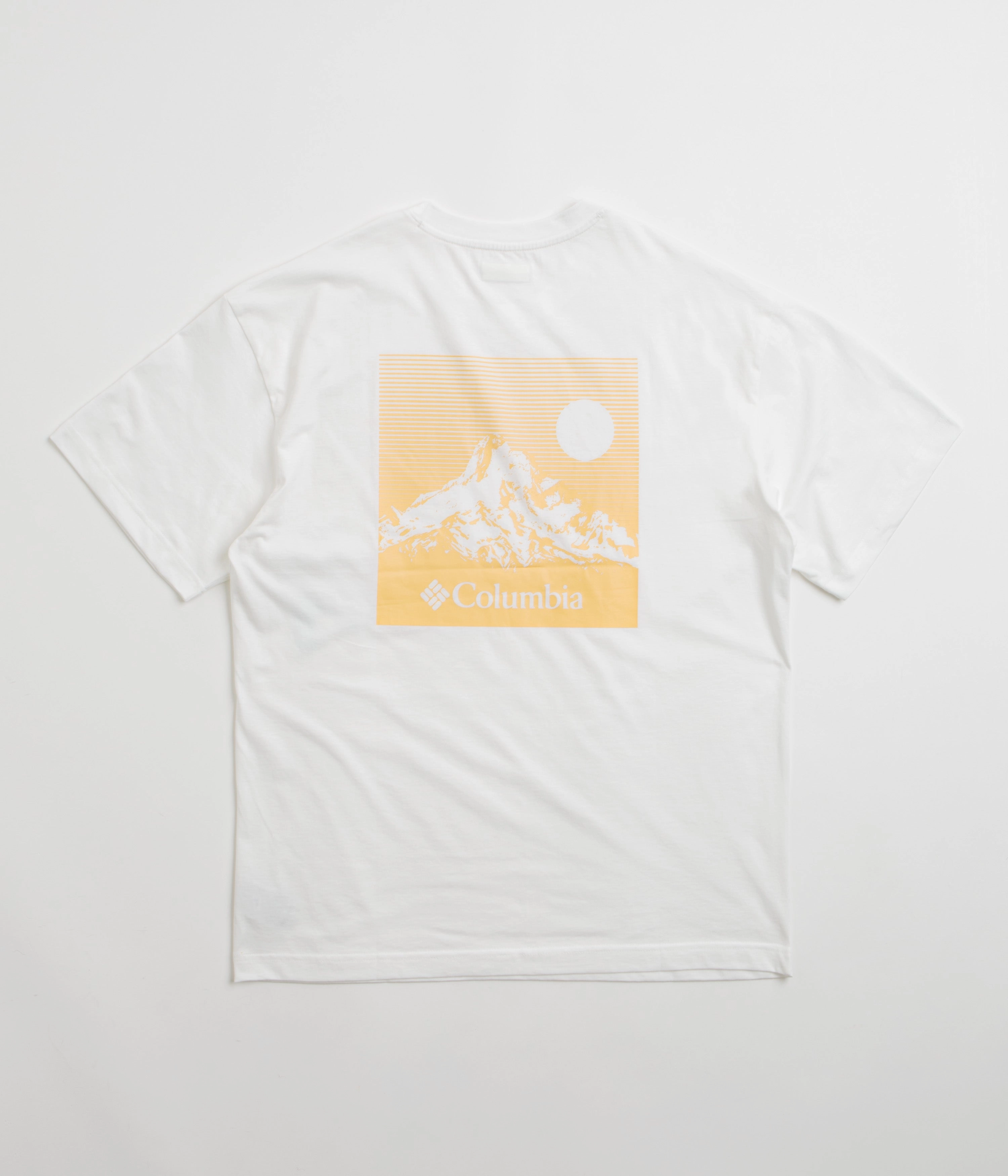 Casual Style Wear Columbia Black Butte Graphic T-Shirt - White / Linear View