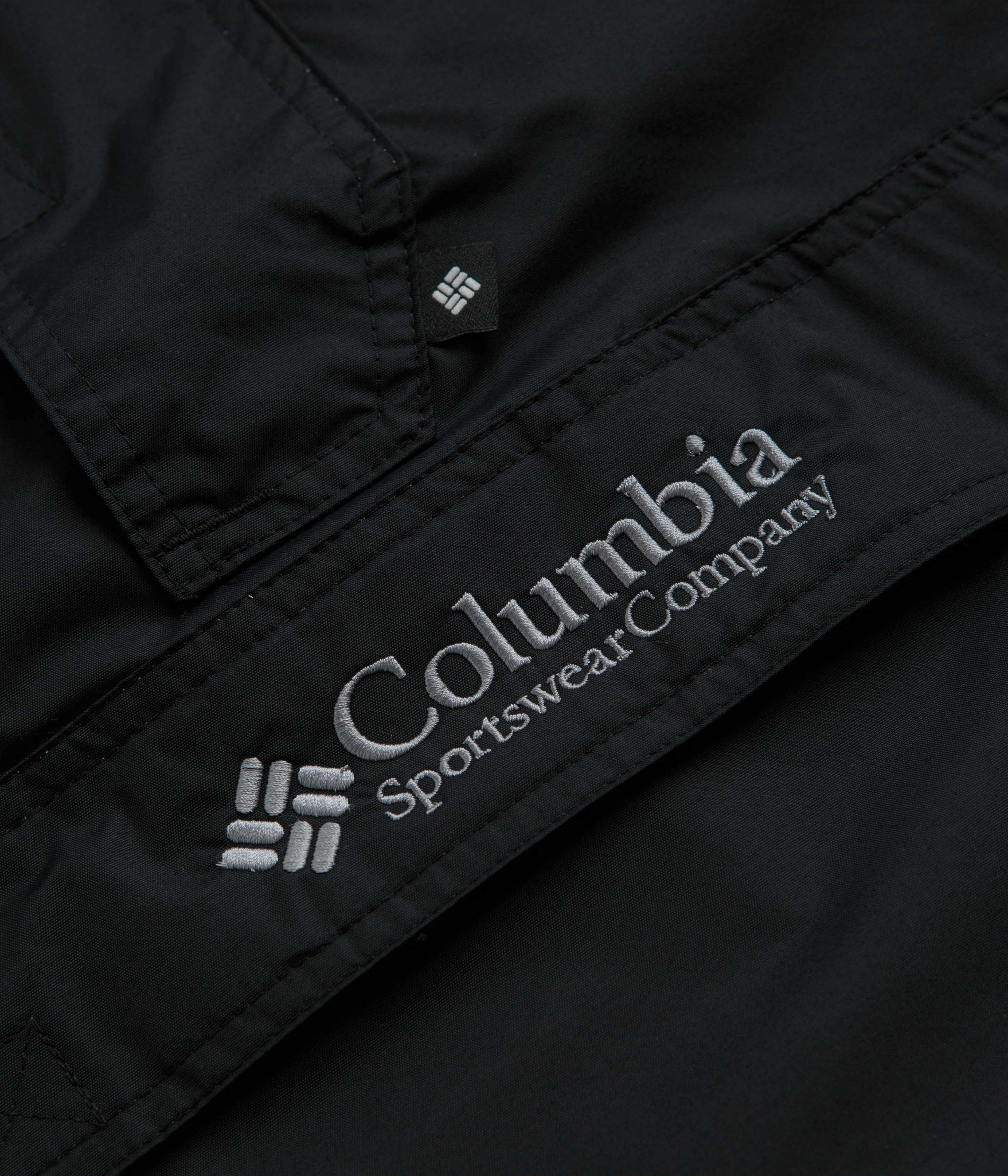 Columbia Challenger II Insulated Pullover Jacket - Black Mesh Backed Hood Praise
