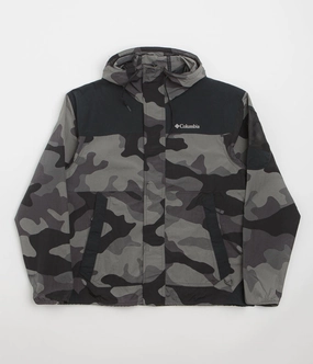 Columbia Challenger II Novelty Windbreaker Jacket - Black Mod Camo / Black All Day Comfort High Visibility Accents