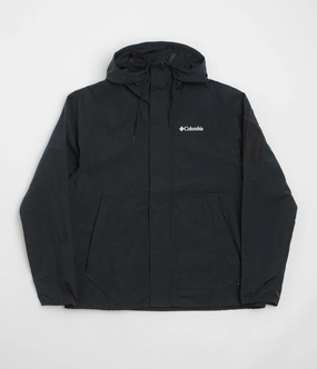 Columbia Challenger II Windbreaker Jacket - Black Ventilation Vents Lightweight Fabric
