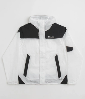 Columbia Challenger II Windbreaker Jacket - White / Black Awareness Quick Layering