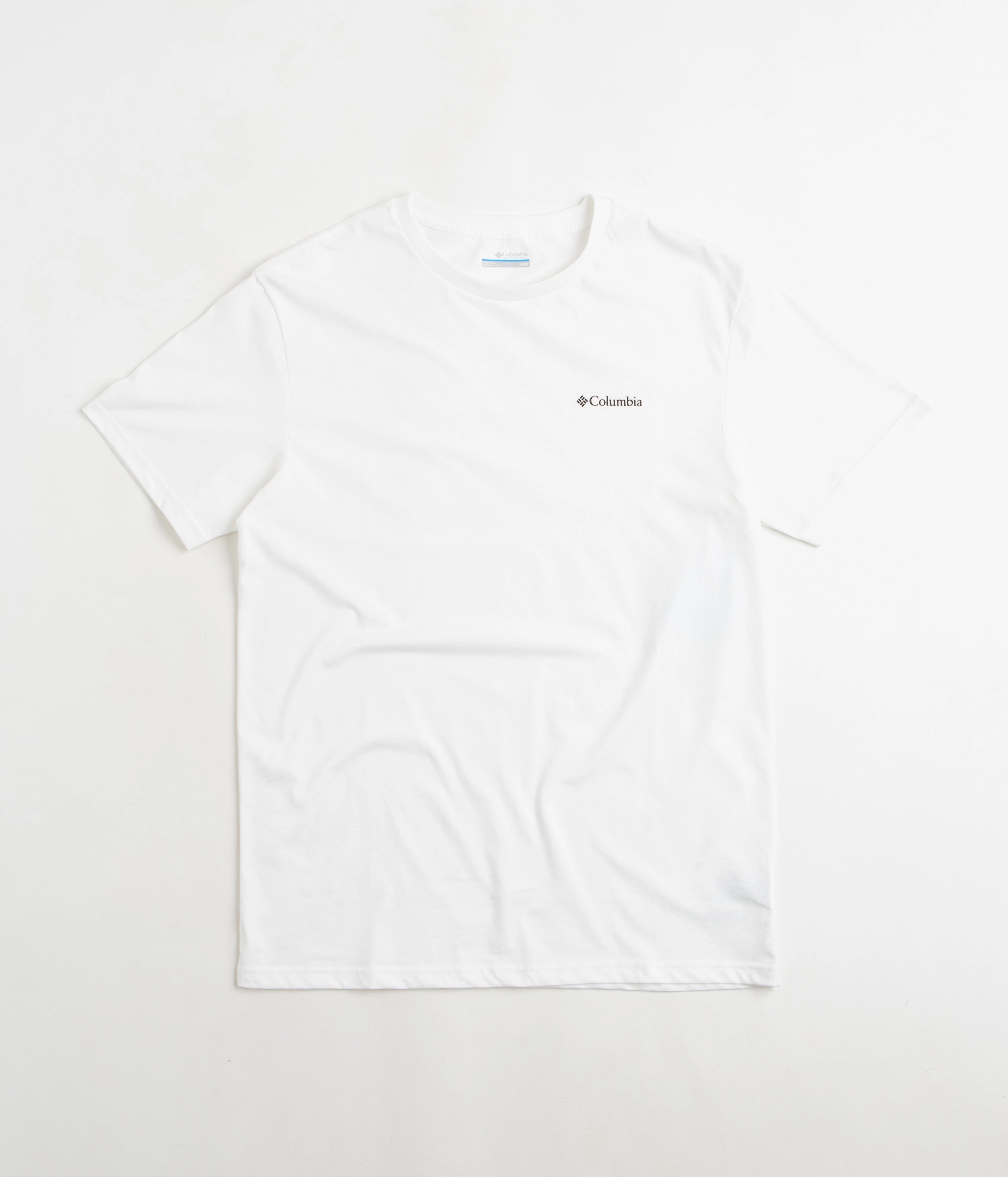 Collared Athletic Comfort Wear Columbia CSC Basic Logo T-Shirt - White / LC CSC Branded Graphic