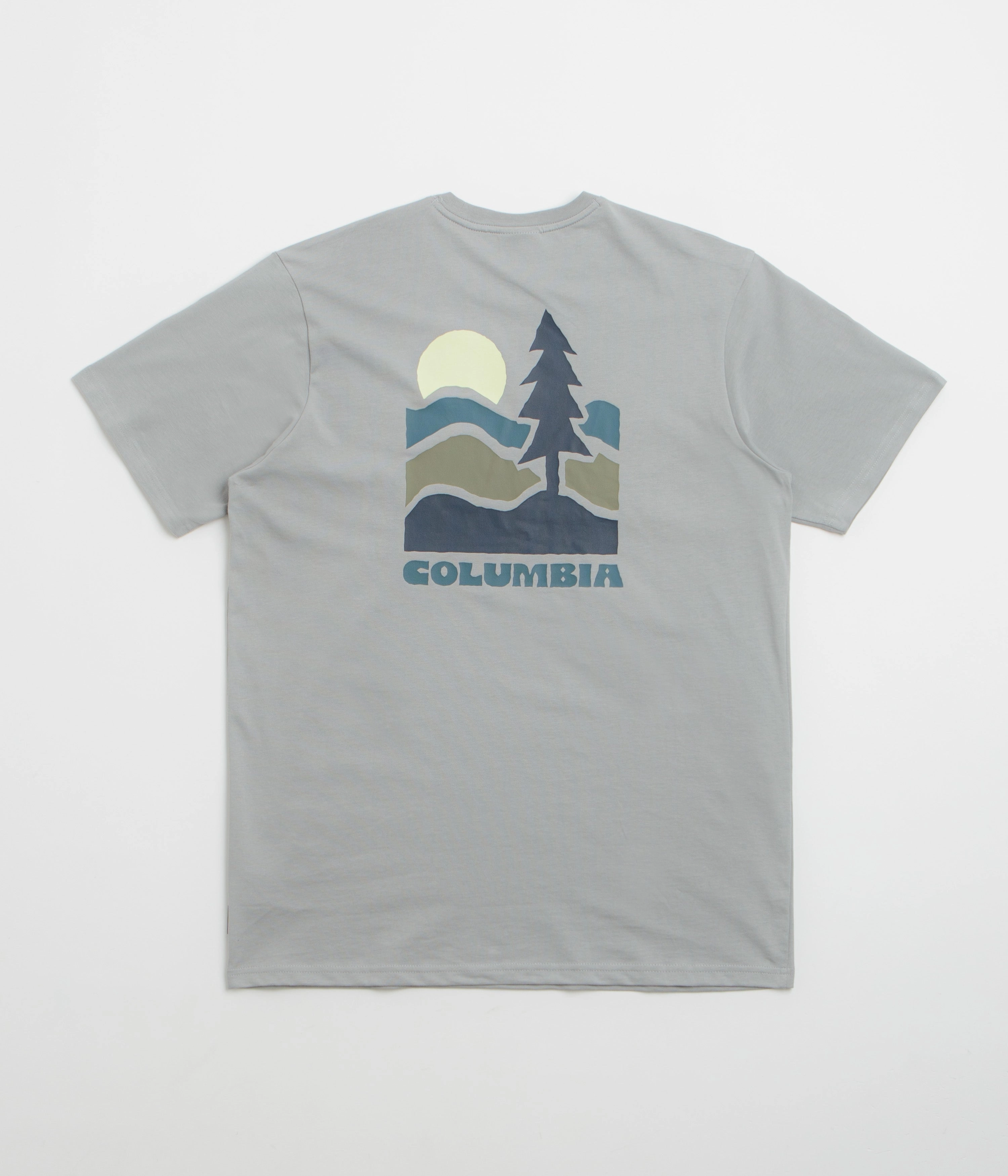 Columbia Explorers Canyon Back T-Shirt - Columbia Grey / Get Hiked Layerable Look