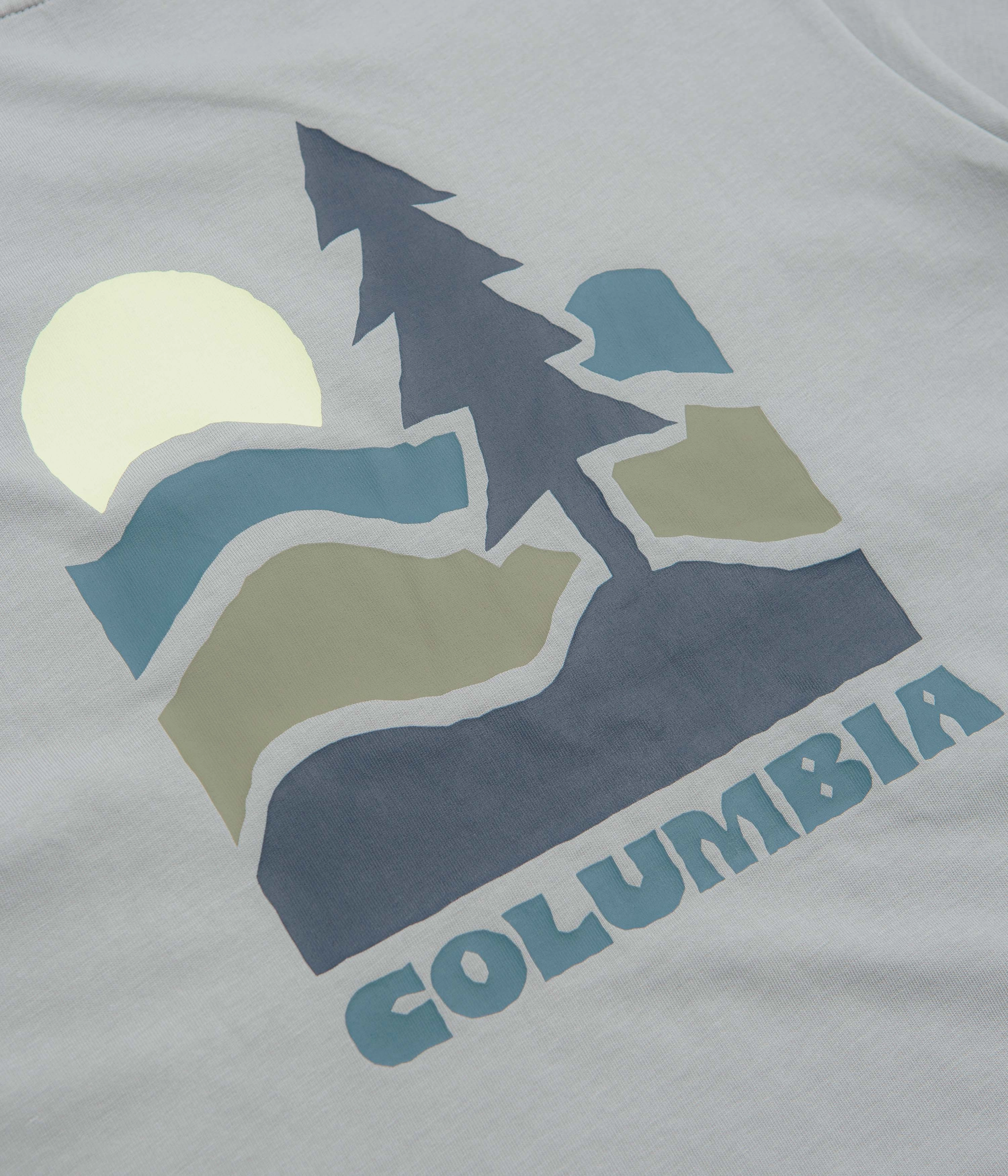Comfort and Fit Columbia Explorers Canyon Back T-Shirt - Columbia Grey / Get Hiked