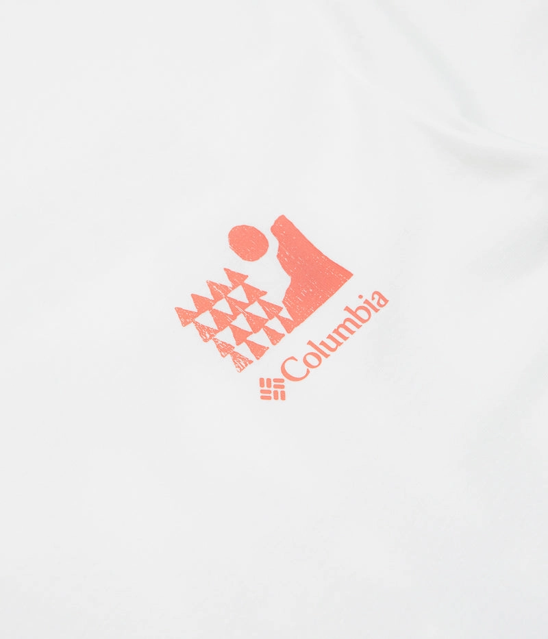 Luxury exclusivity Functional Style Columbia Explorers Canyon Back T-Shirt - White / Explore Outdoors