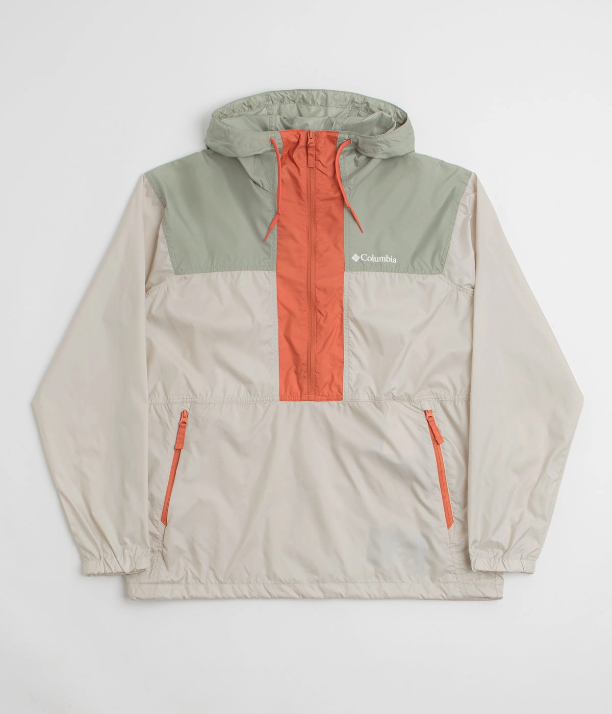 Elderly Flexible Mobility Columbia Flash Challenger II Anorak - Dark Stone / Safari / Tuscan