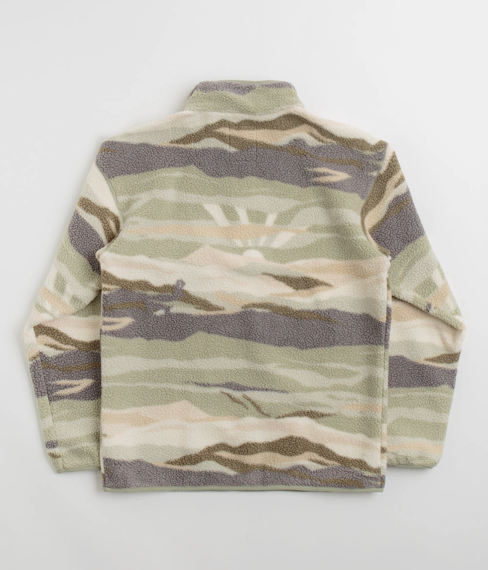 Columbia Helvetia II Printed Half Snap Fleece - Safari Rogue Valley Pocket Lining