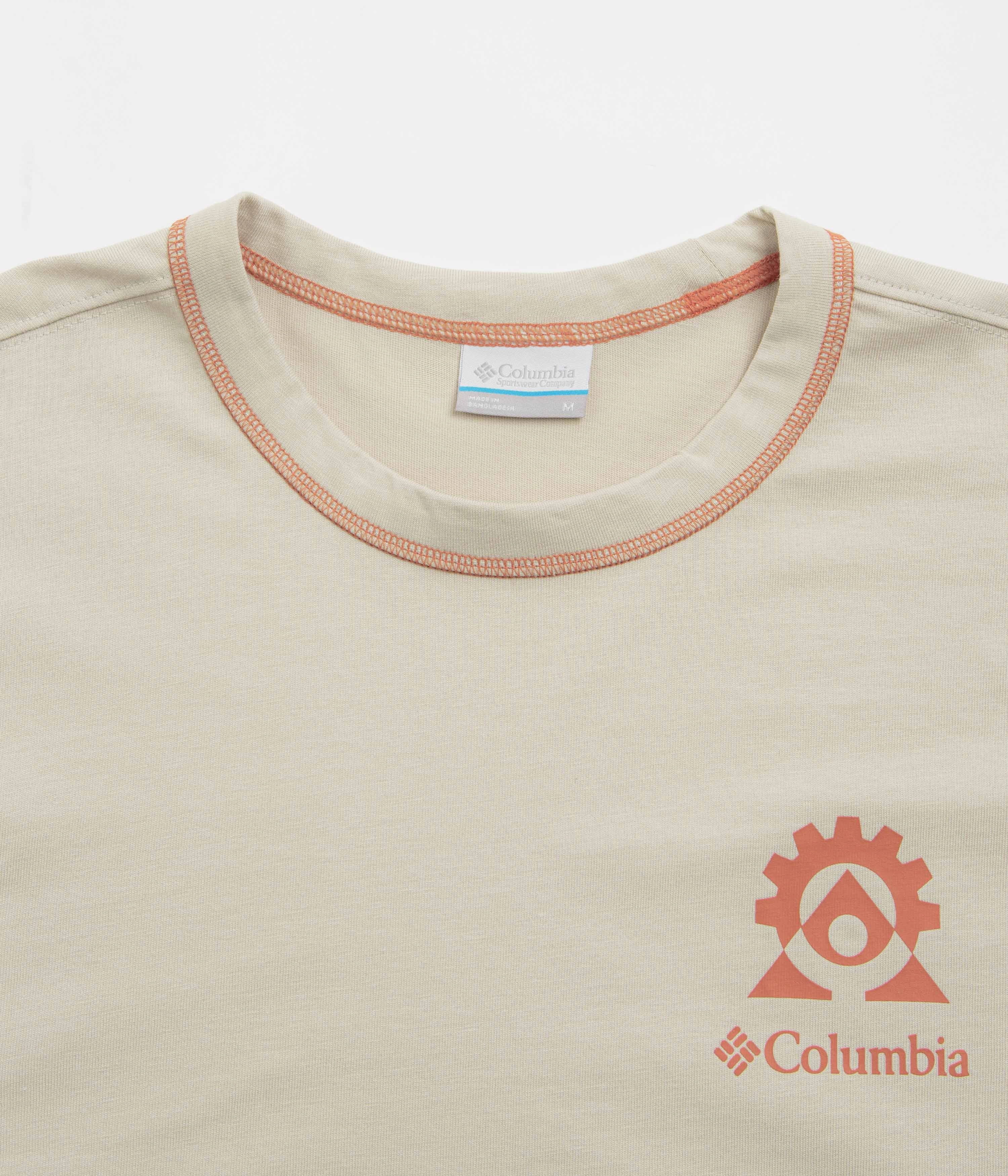 Bright Color Chill Style Columbia Landroamer T-Shirt - Dark Stone