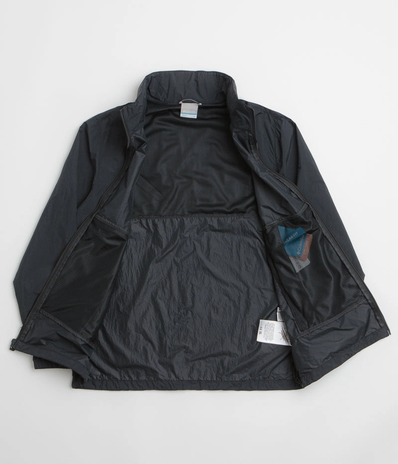 Columbia Loop Basin Windbreaker Jacket - Black Soft Touch Interior