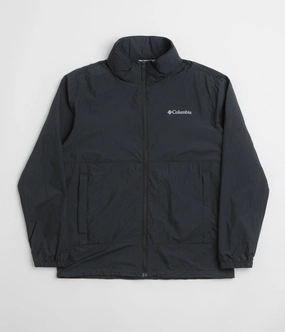 Columbia Loop Basin Windbreaker Jacket - Black Patched