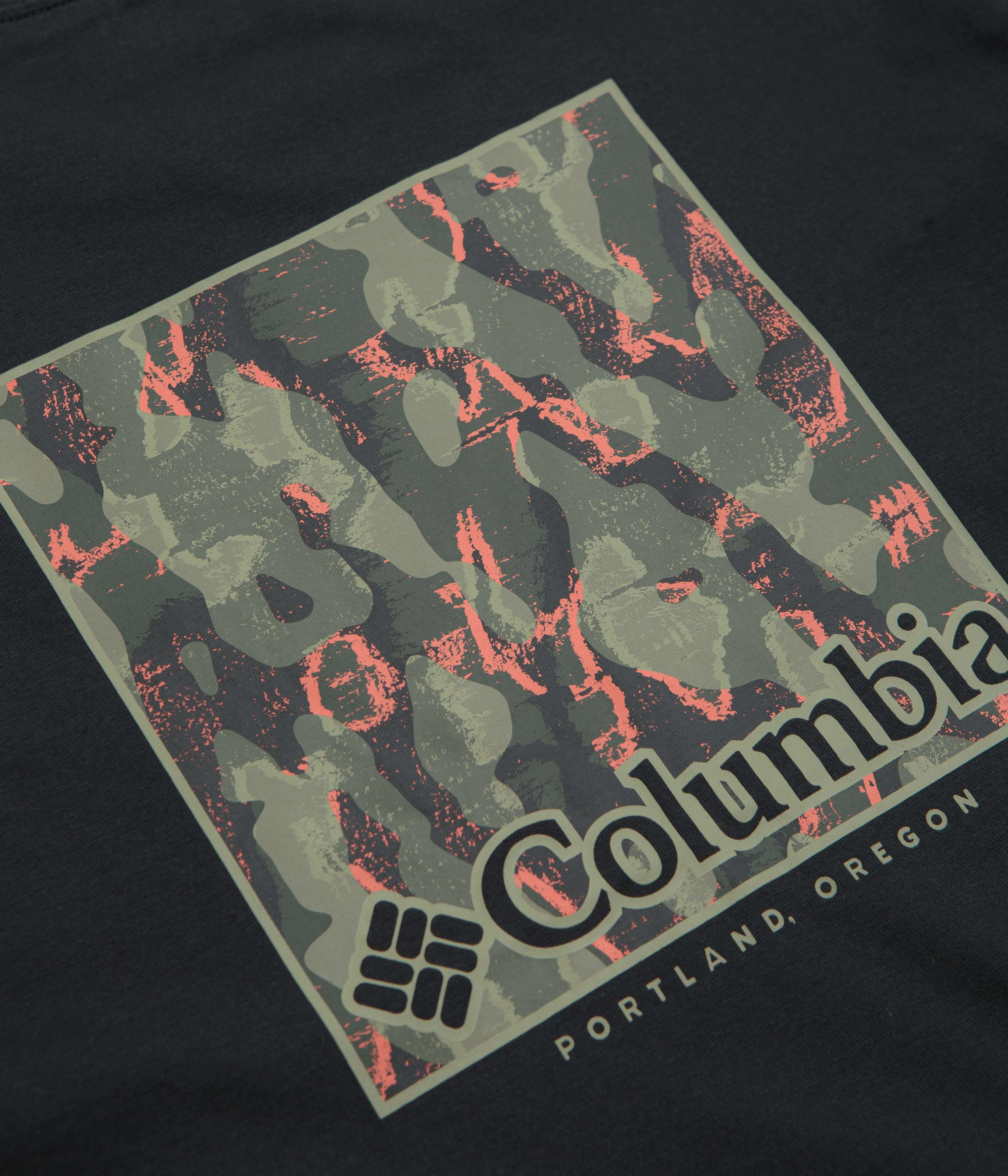 Columbia North Cascades T-Shirt - Black / Framed Treebark Casual Essentials