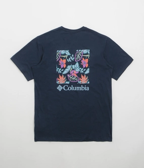 Columbia North Cascades T-Shirt - Collegiate Navy / Pasteled Framed Breathable touch