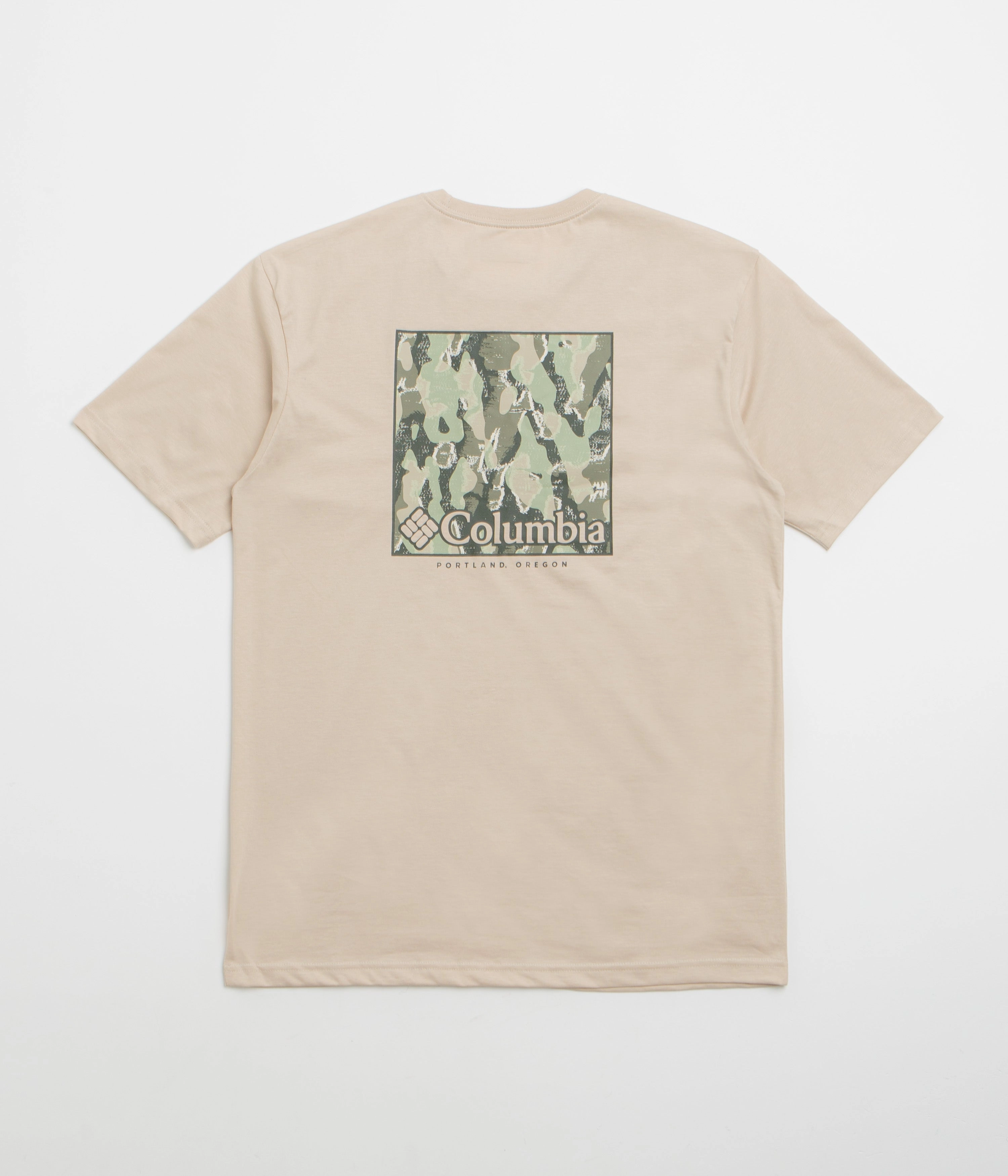 Outdoor Trend LongLastingColor Columbia North Cascades T-Shirt - Dark Stone / Framed Treebark