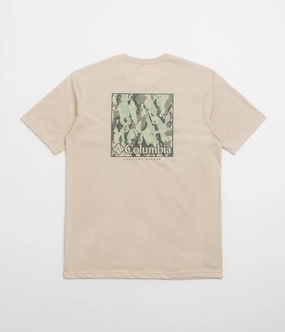 Outdoor Trend LongLastingColor Columbia North Cascades T-Shirt - Dark Stone / Framed Treebark