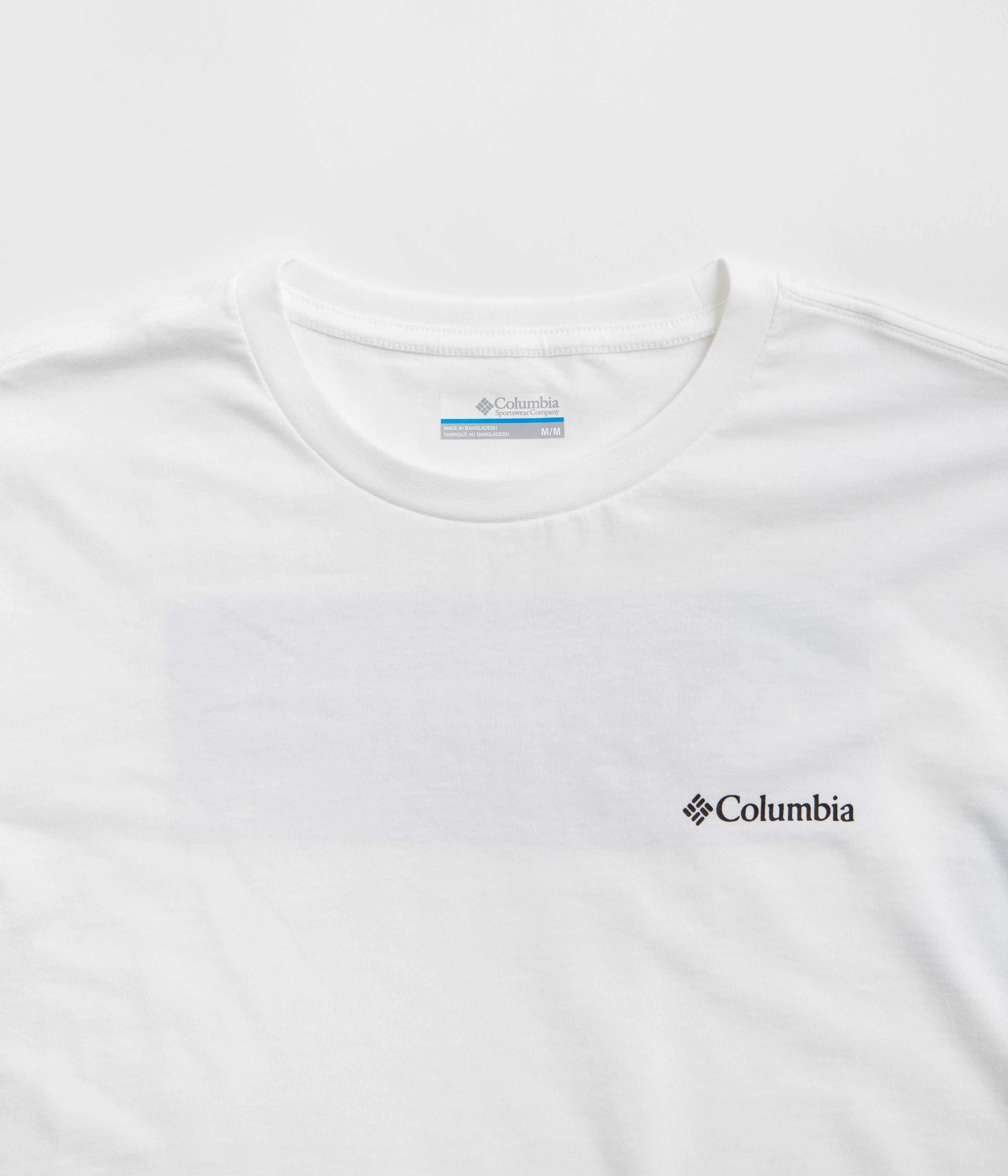 Non Restrictive Fit Columbia North Cascades T-Shirt - White / CSC Box Logo