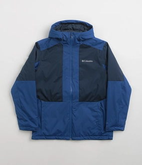 Columbia Point Park II Insulated Jacket - Mountain Blue / Collegiate Navy Windbreaker Style