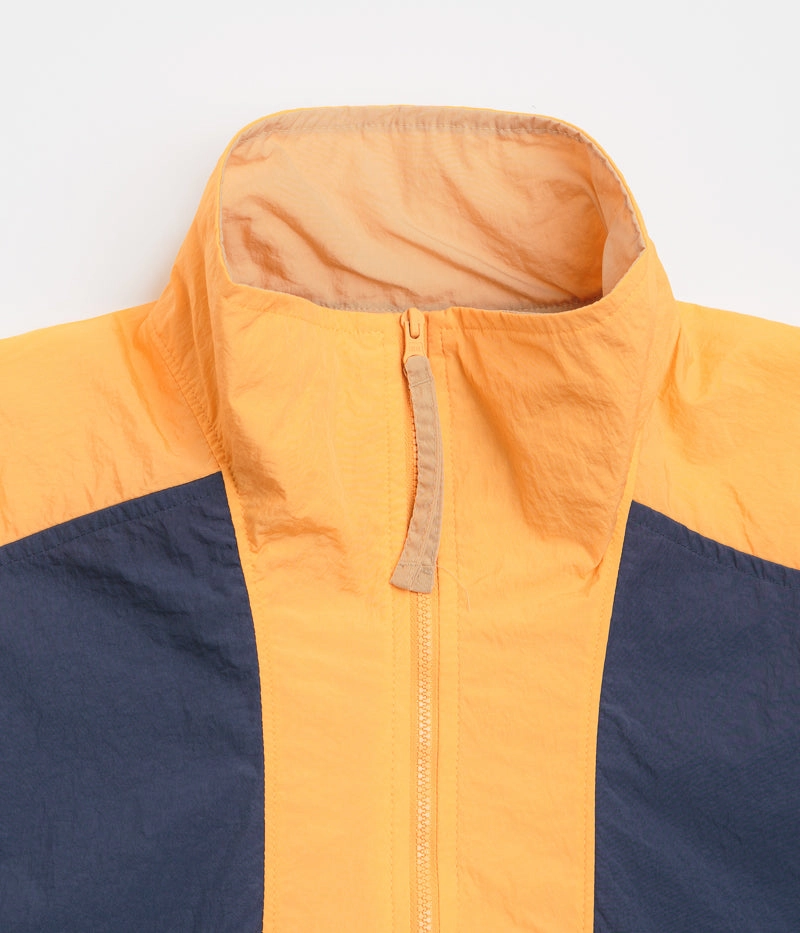 Camp Ready FleeceBacking Columbia Riptide II Retro Windbreaker Anorak - Nocturnal / Summer Orange