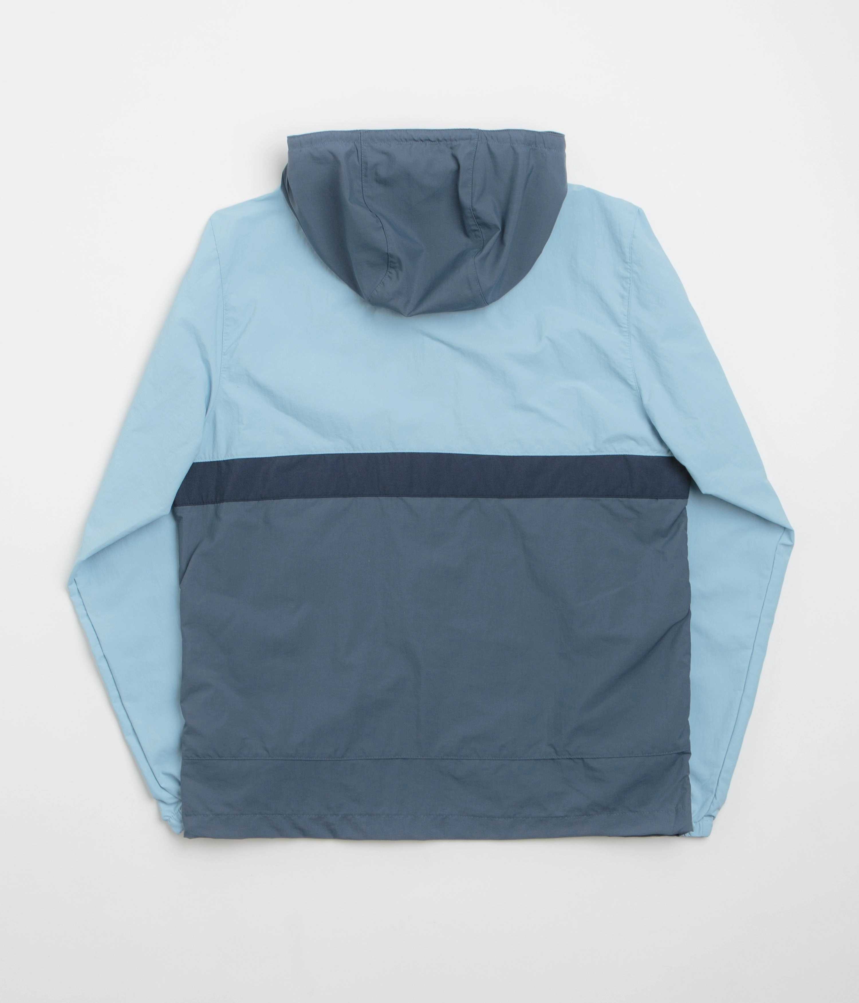Columbia Spire Valley Hooded Windbreaker Jacket - Ripple Blue / Dark Mountain / Collegiate Navy Spark Layer game