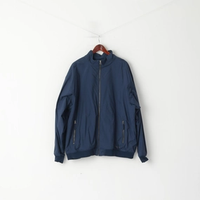 Minimal Gear Reflective Trim Columbia Sportswear Men XXL Bomber Jacket Navy Nylon Waterproof Fleece Lined Top