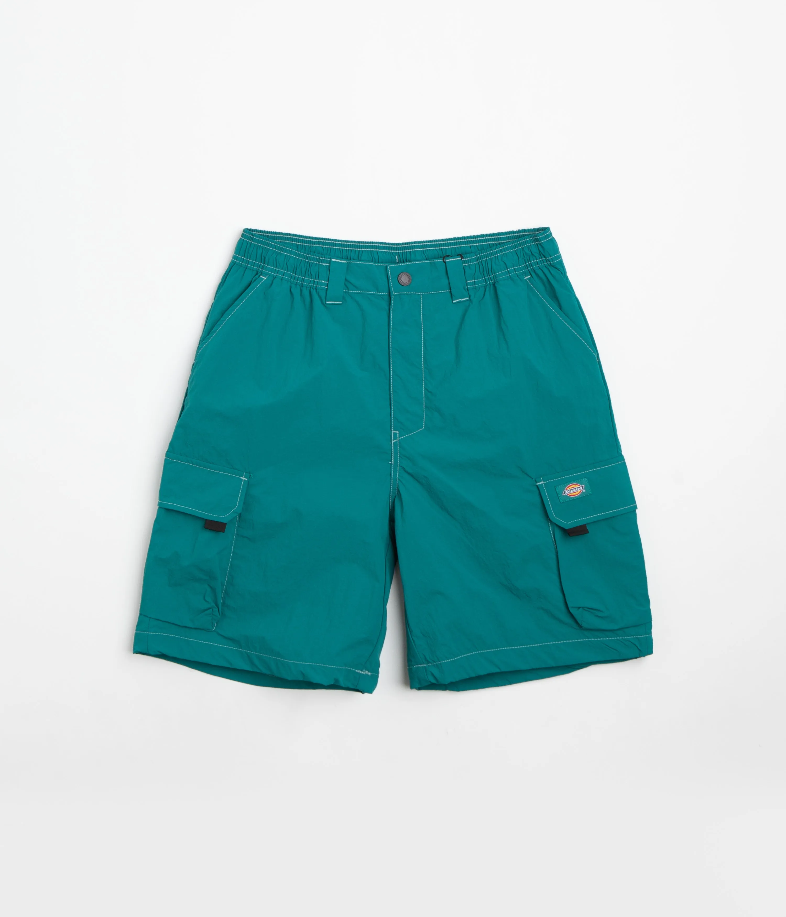 Layered Panel Design Loose Fit Dickies Jackson Cargo Shorts - Deep Lake