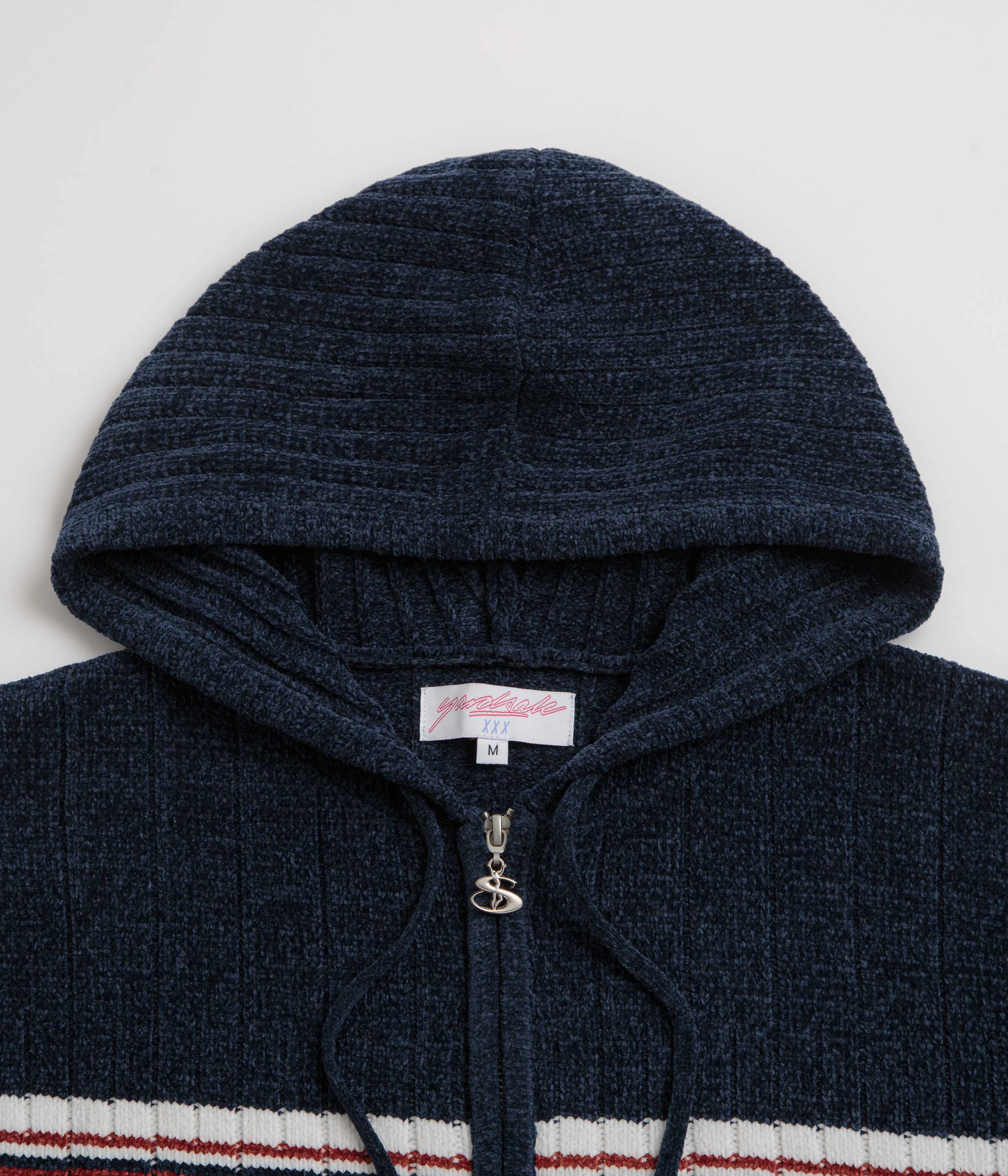 Yardsale Phantasy Chenille Hoodie - Navy Heathered Texture