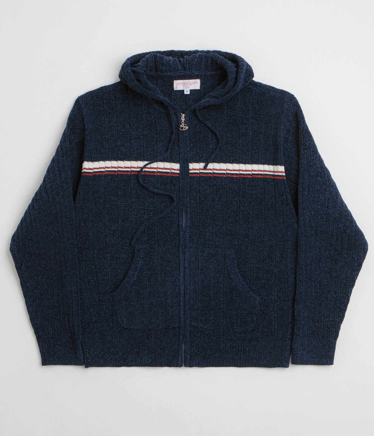 Streetwear Fan Fox like Yardsale Phantasy Chenille Hoodie - Navy