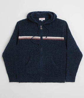 Streetwear Fan Fox like Yardsale Phantasy Chenille Hoodie - Navy