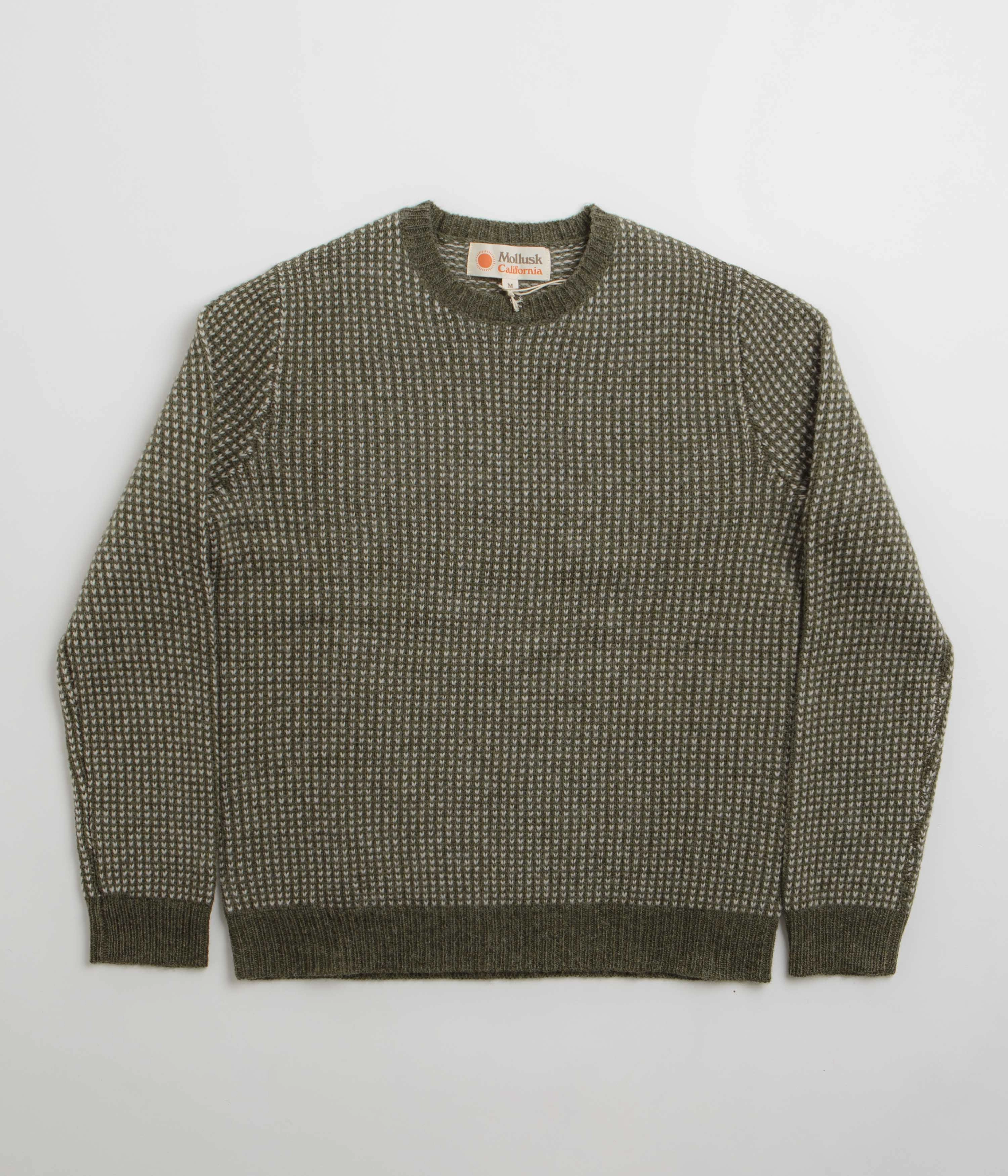 Mollusk Beacon Sweatshirt - Dark Moss Daily Comfort