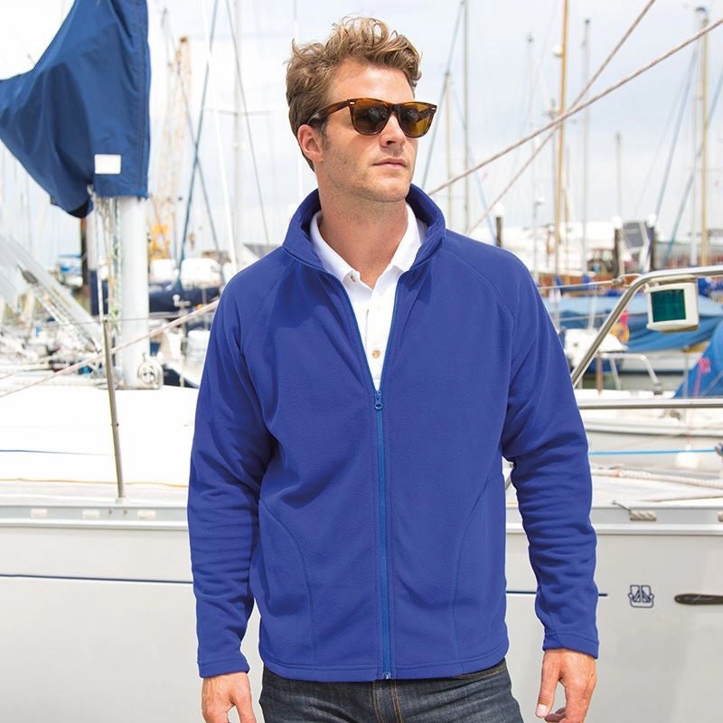 Micro Fleece | BLACK Essential Gear Overlock Stitching