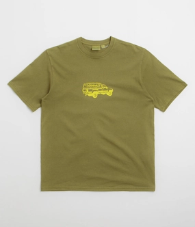 Gramicci Truck T-Shirt - Pistachio Pigment Organic Cotton Construction Soft Wear