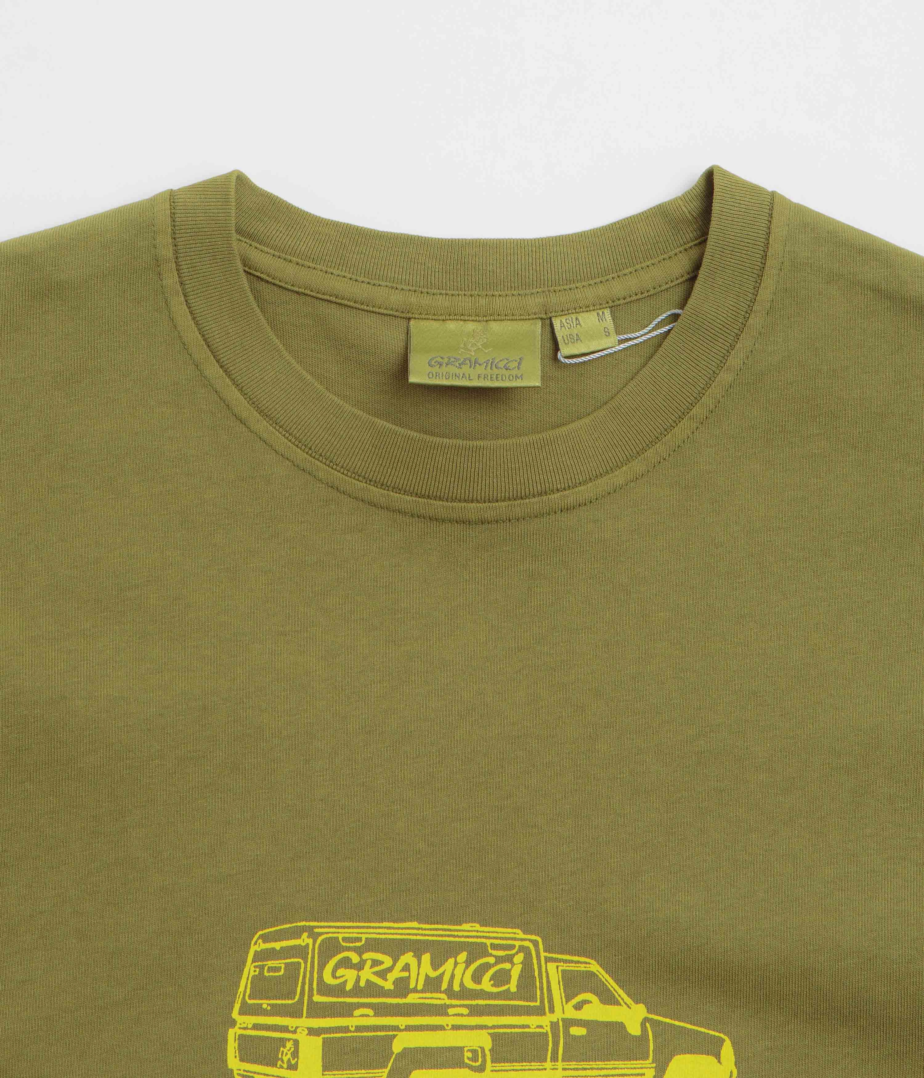 Gramicci Truck T-Shirt - Pistachio Pigment Trendy Comfort Fit Easy Style Wear