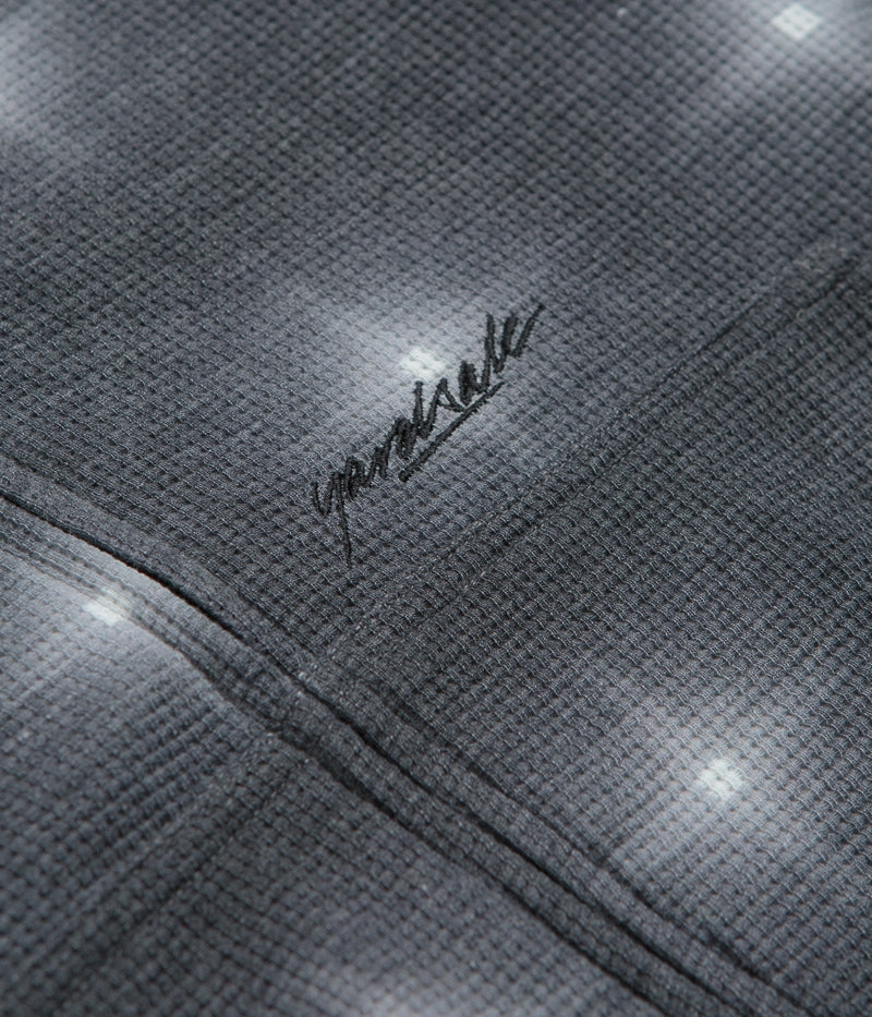 Yardsale Reversible Thermal Hoodie - Black / Charcoal Tagless Neck