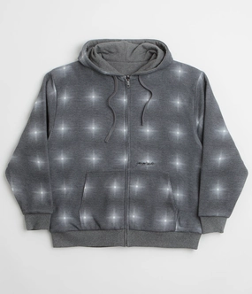 Yardsale Reversible Thermal Hoodie - Black / Charcoal Shiny Finish