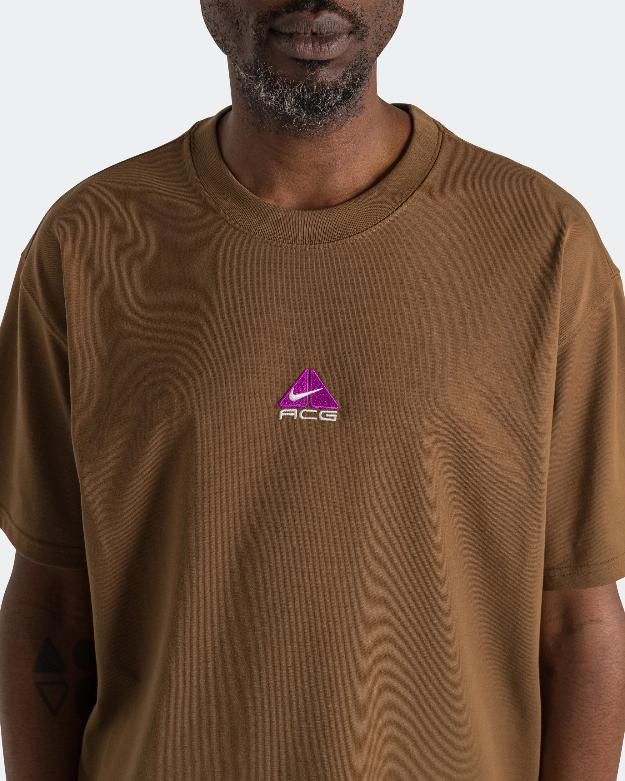 regular but not boring LBR Lungs SS Tee - Mosswood Brown