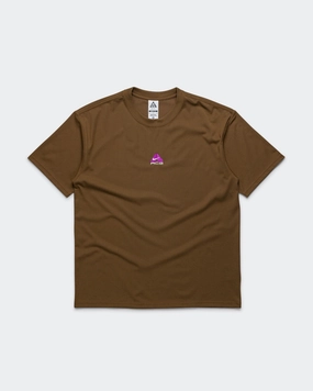 LBR Lungs SS Tee - Mosswood Brown Fashion and Comfort spandex blend