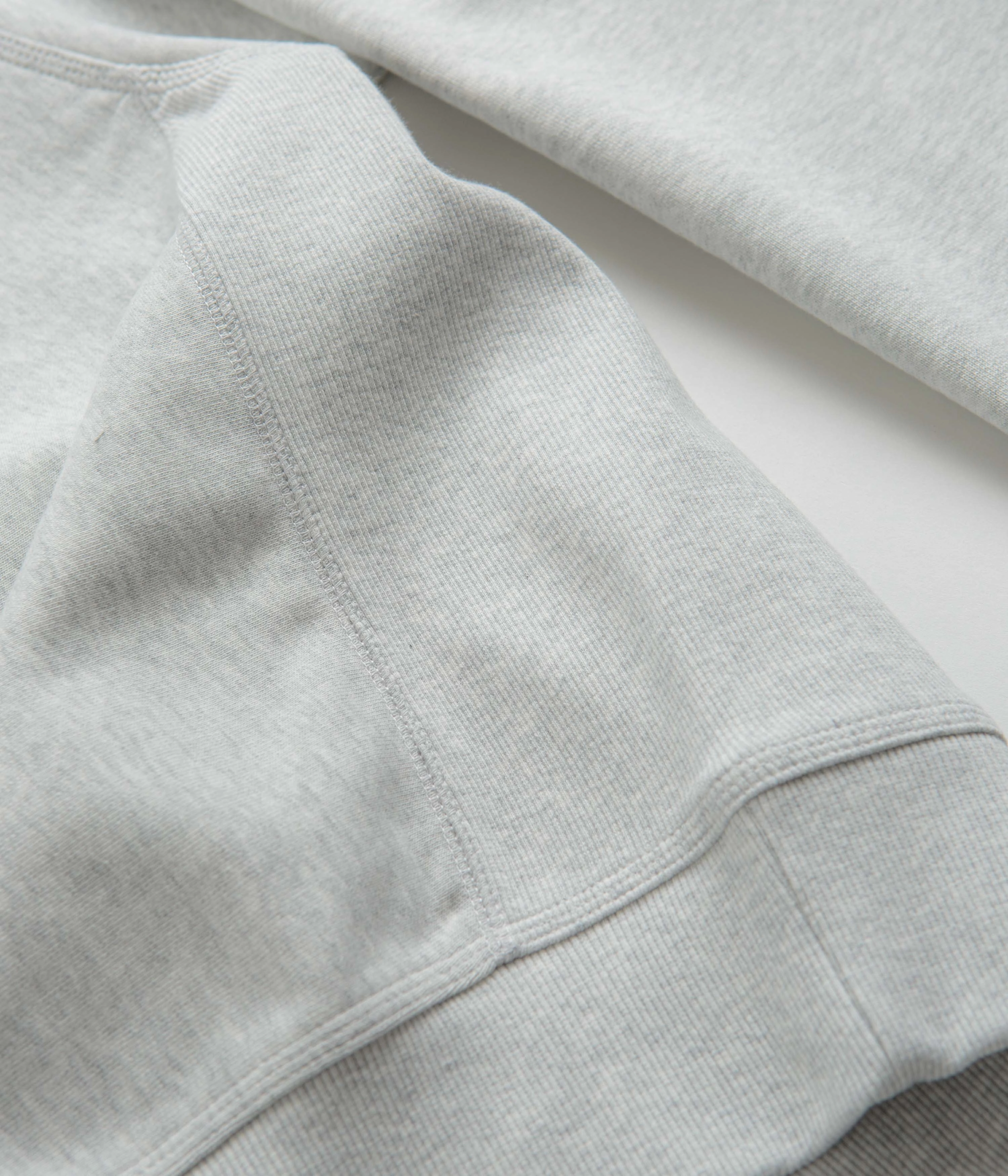 Fresh Minimal Carhartt Half Zip American Script Sweatshirt - Ash Heather