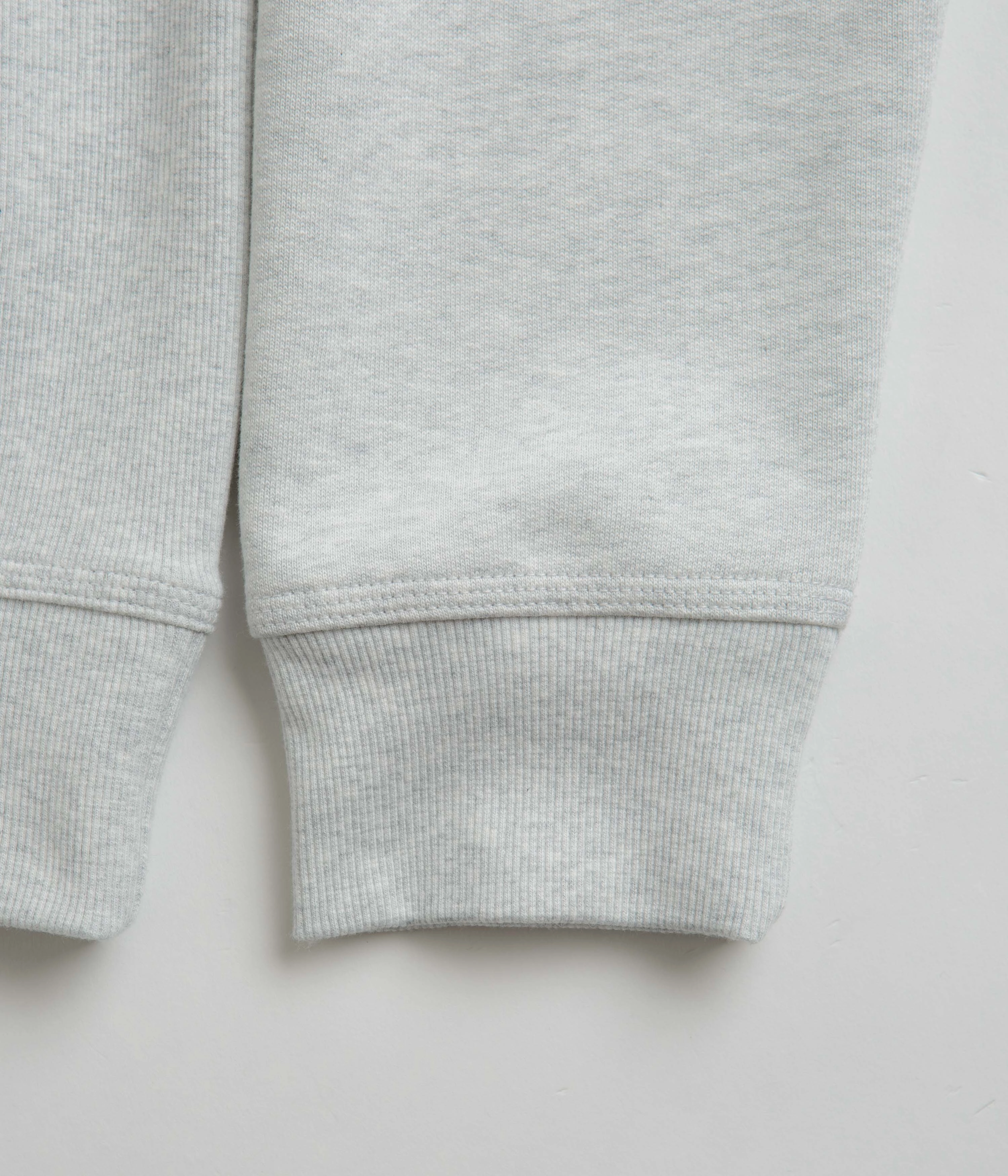 Carhartt Half Zip American Script Sweatshirt - Ash Heather short sleeves