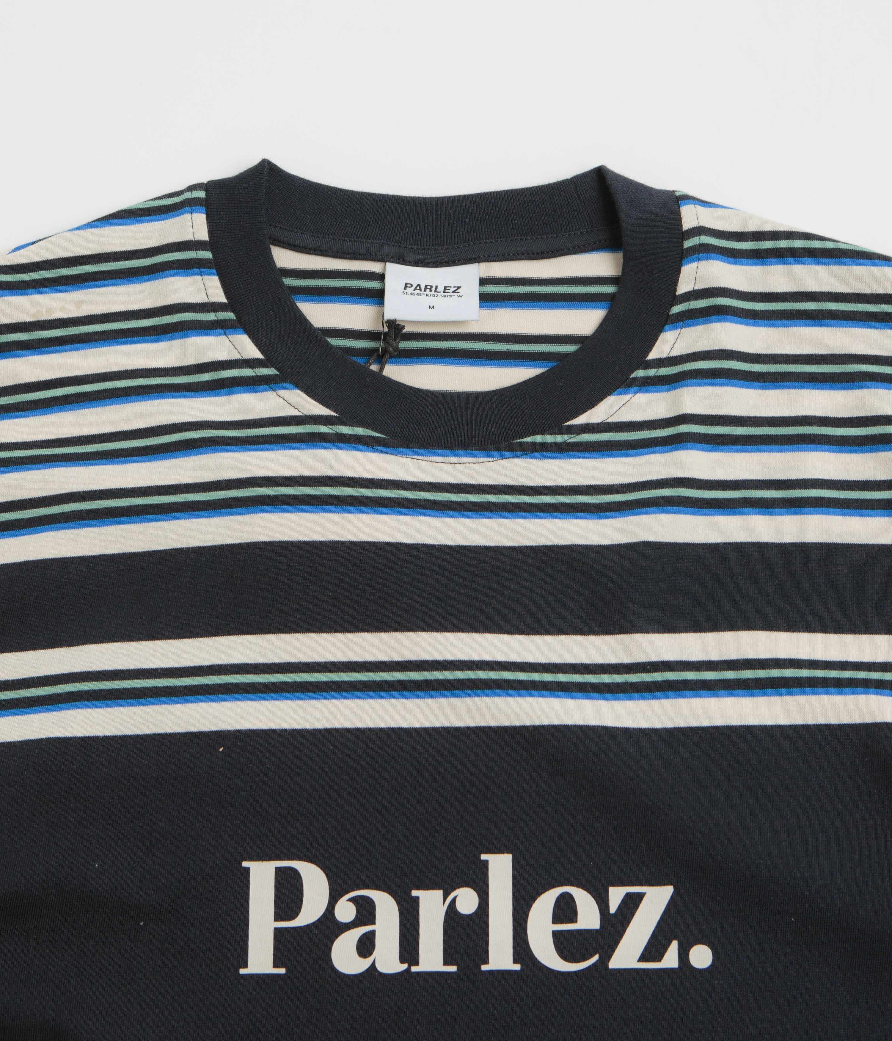 Parlez Solar YD Stripe T-Shirt - Midnight sports activity