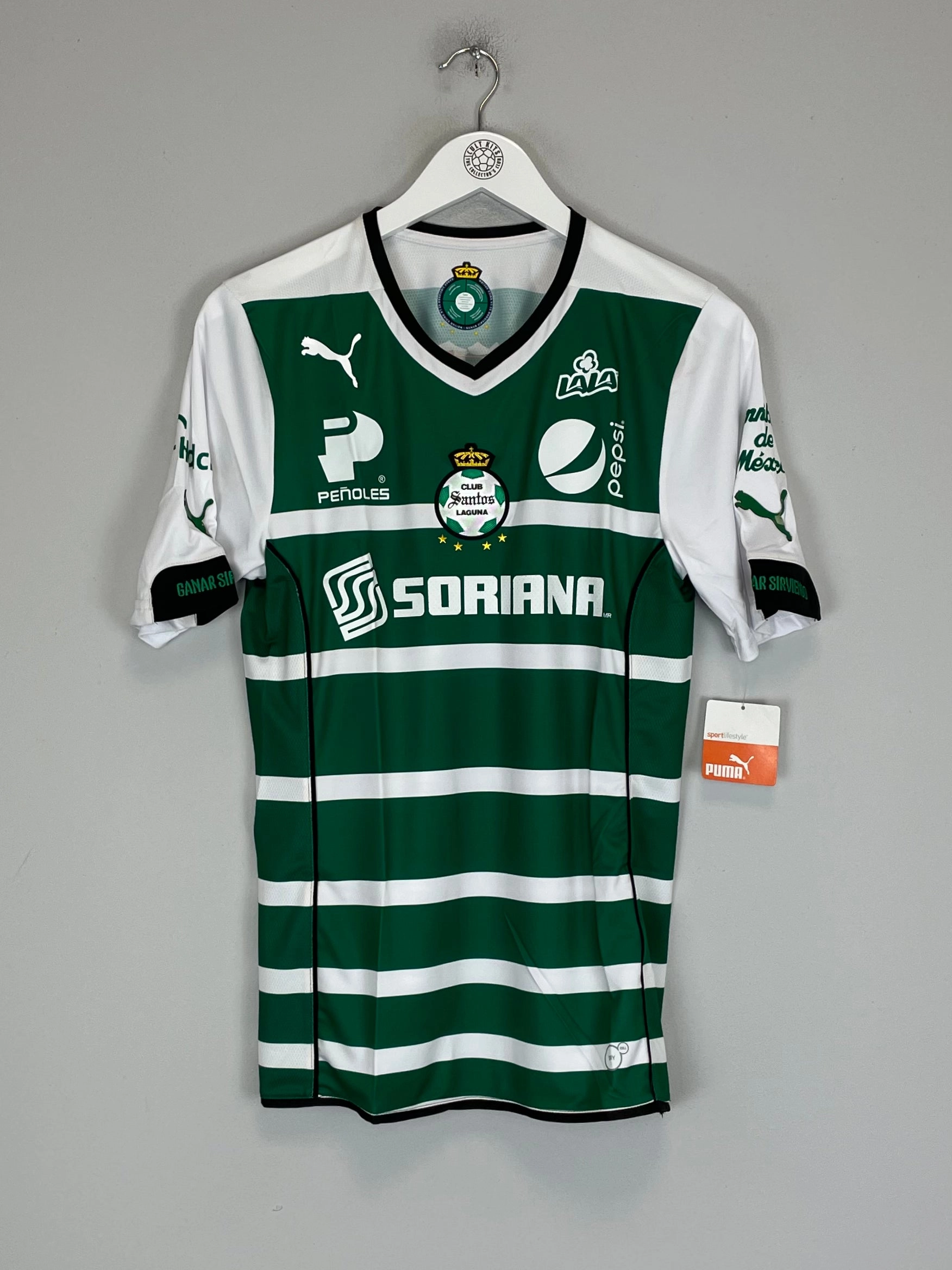 Fast Release Moisture Breathable Back Vents 2014/15 SANTOS LAGUNA *BNWT* HOME SHIRT (S) PUMA