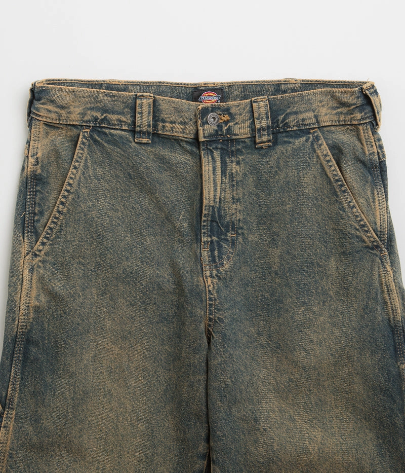 Universal Basic Dickies Stevensville Carpenter Jeans - Yellow Fade Indigo