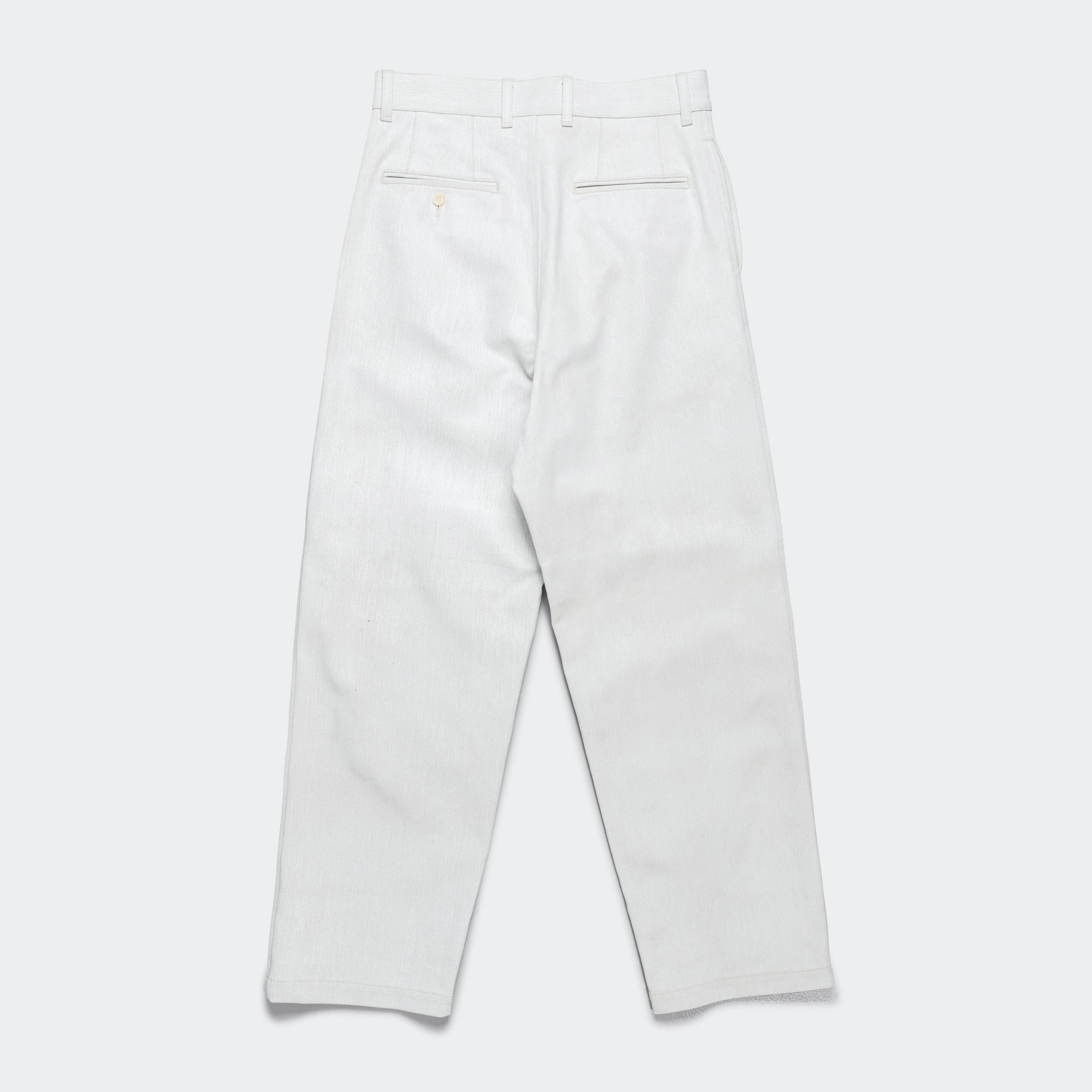 Fashionable Fit Cotton Denim Foil Pant - Off White