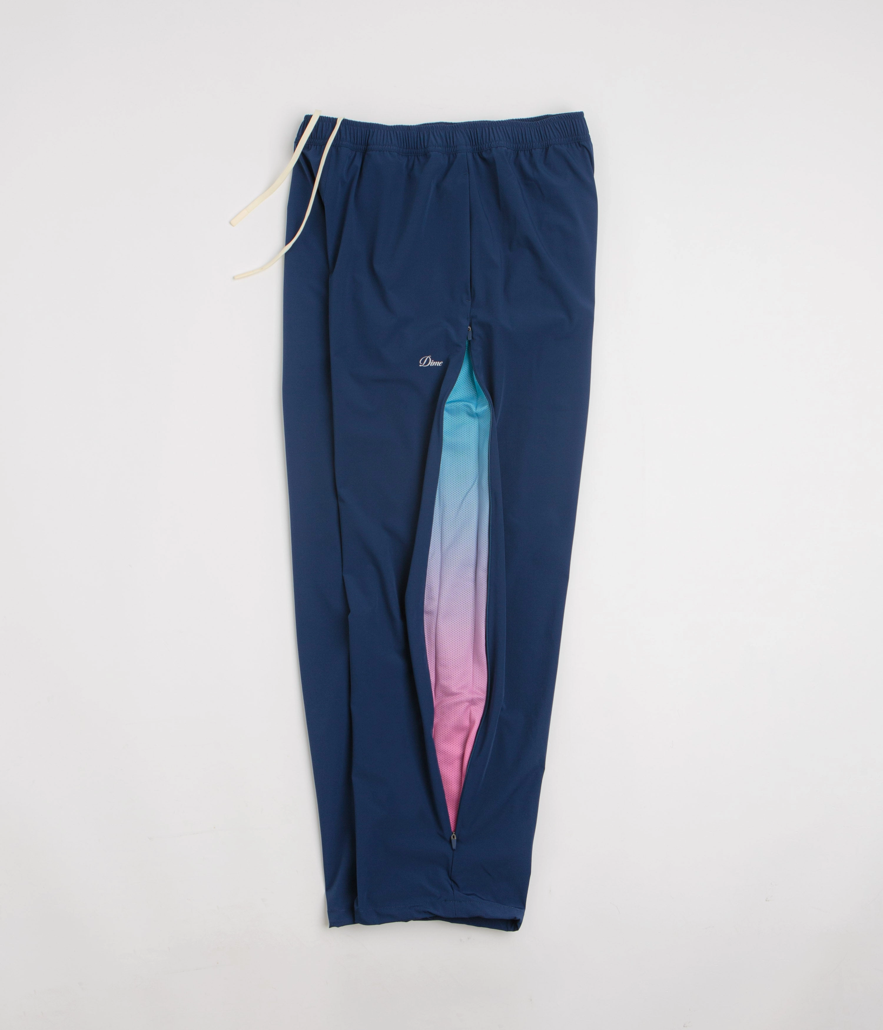 Dime Athletic Zip Pants - Dark Blue Easy Match