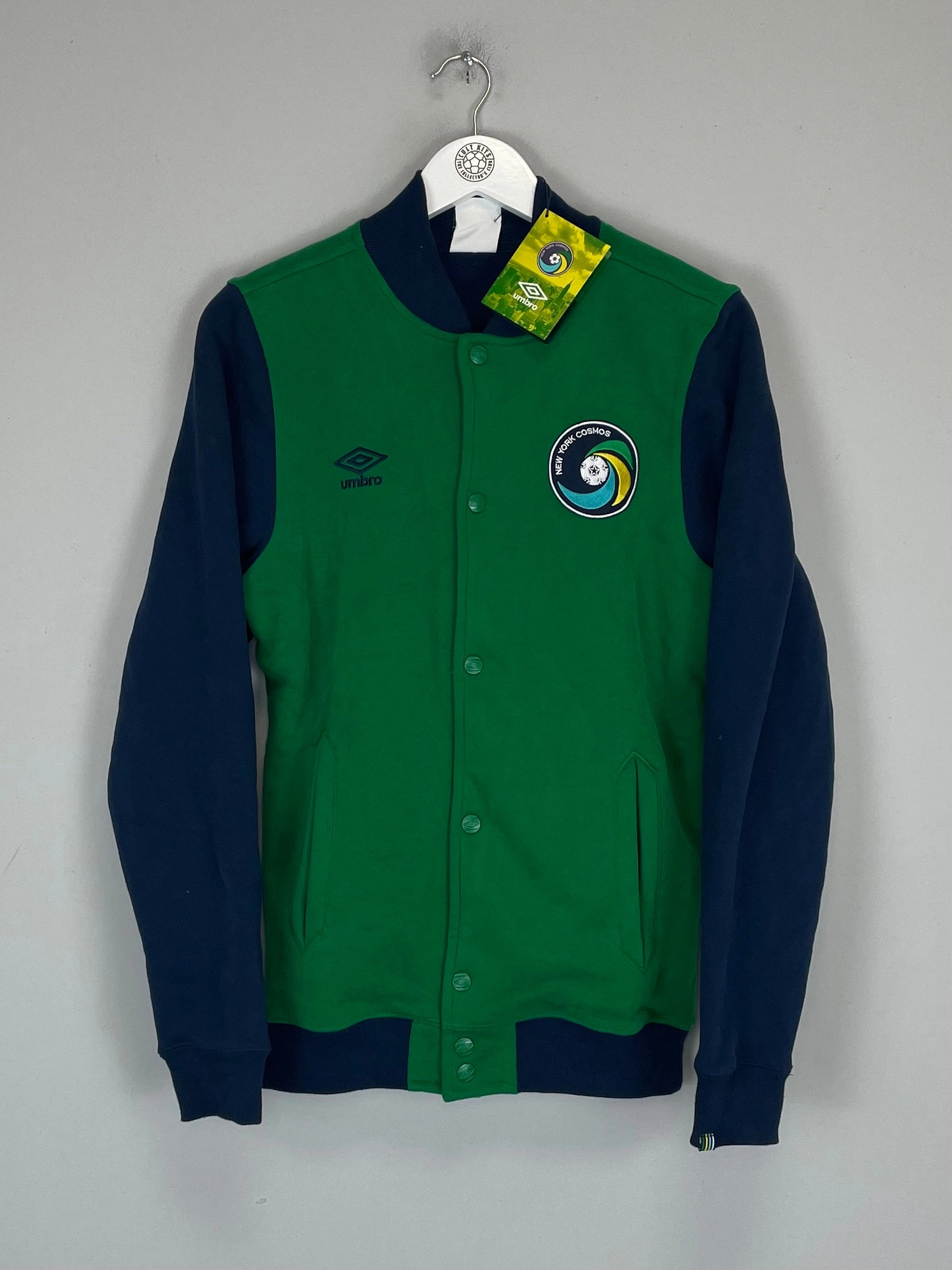 design dance studio 2011/12 NEW YORK COSMOS *BNWT* FLEECE BASEBALL JACKET (S) UMBRO
