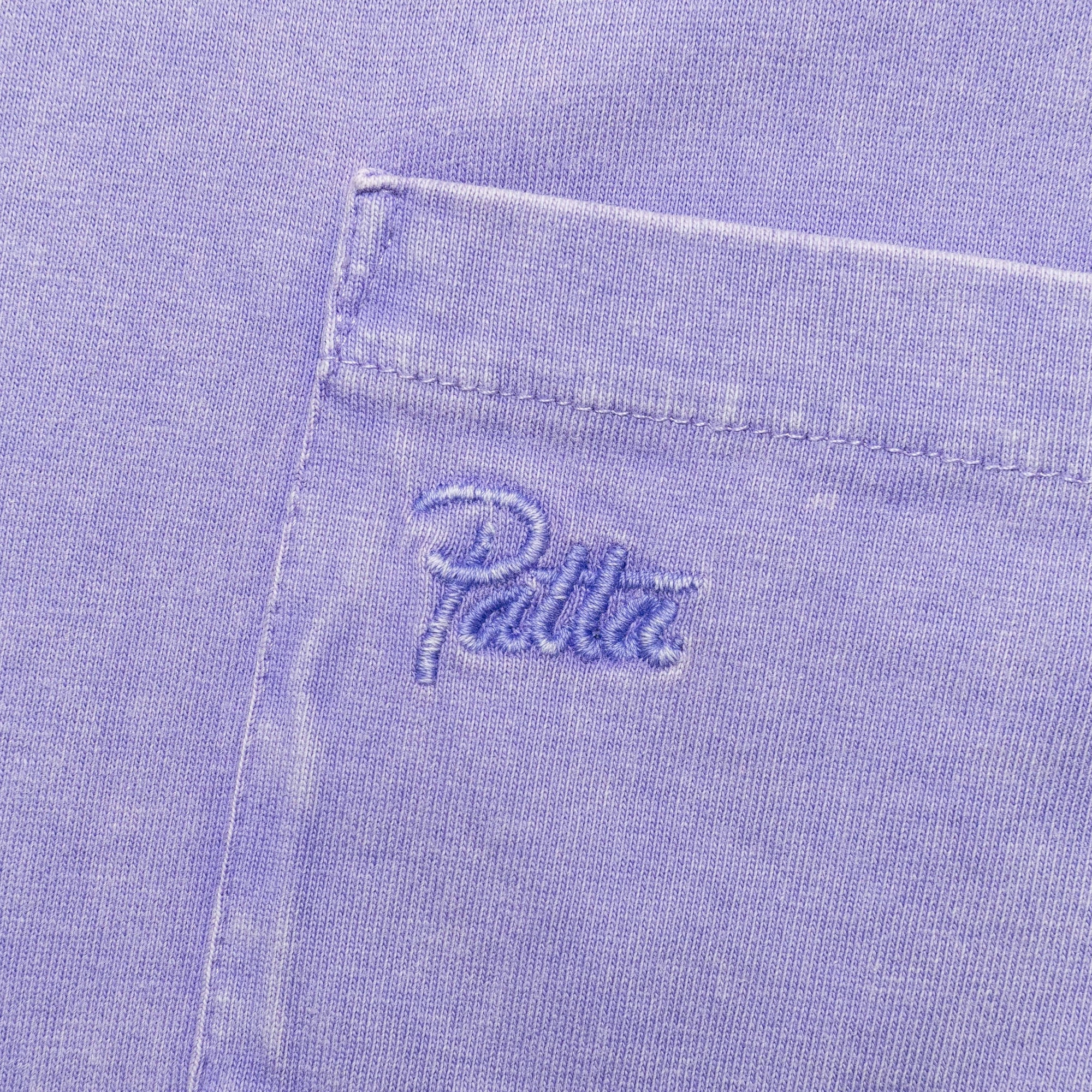 Basic Washed Pocket T-Shirt - Paisley Purple Stylish and Fun