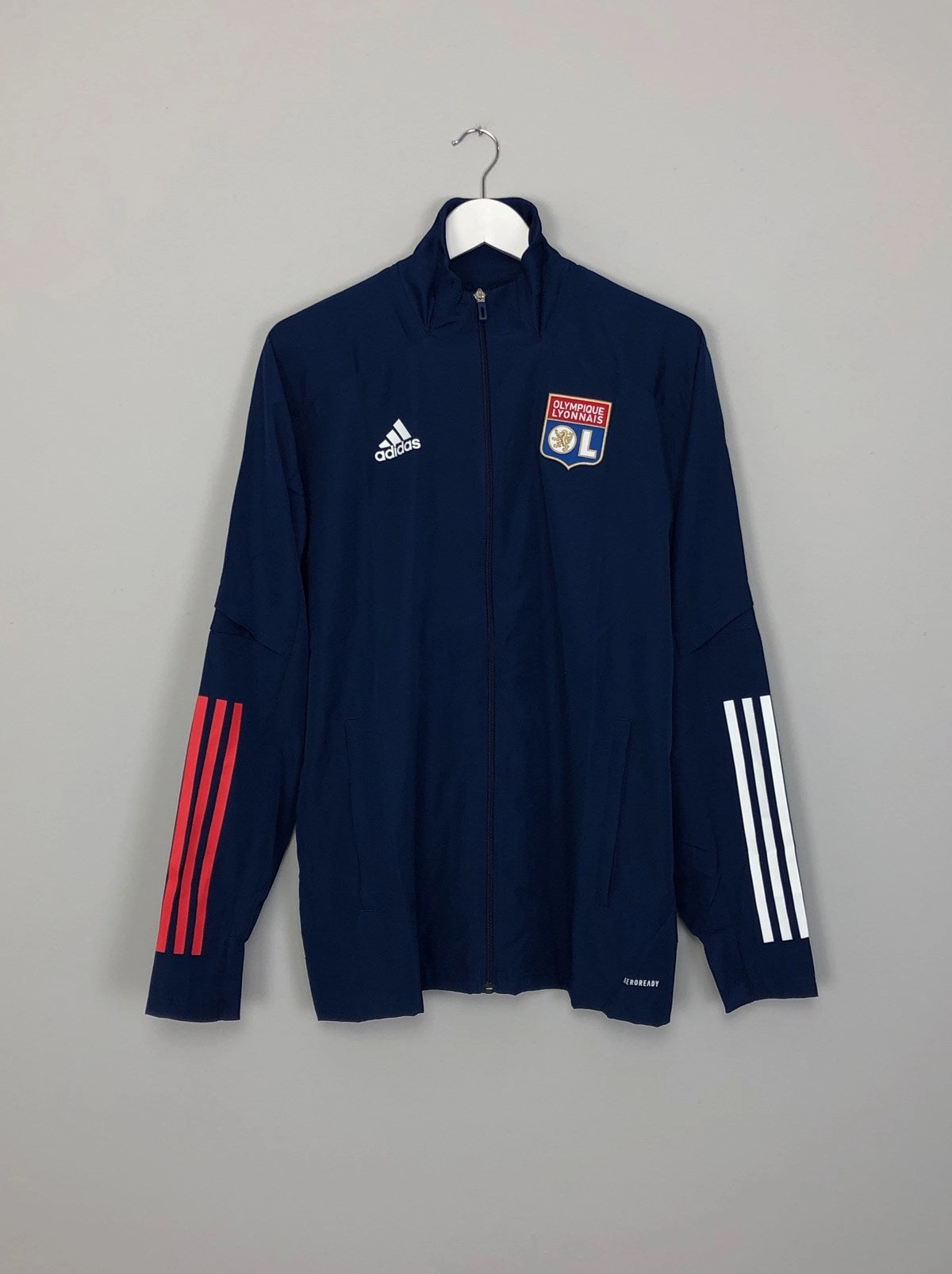 2020/21 LYON *MINT* ADIDAS TRAINING JACKET (M) low-carbon