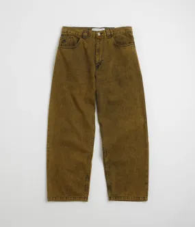 Polar Big Boy Jeans - Yellow Black / Black Core Item Night Out Traveler Gear Stylish